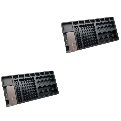 2 Abnehmbarer Batterietester Mit Halter Für 98 AA AAA 9V 2