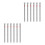 12 Pcs Nail Drill Bits Set Ball Head For Cuticle Clean 3/32' Electric 9