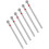 12 Pcs Nail Drill Bits Set Ball Head For Cuticle Clean 3/32' Electric 2
