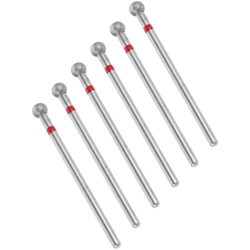 12 Pcs Nail Drill Bits Set Ball Head For Cuticle Clean 3/32' Electric 1