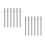 12 Pcs Nail Drill Bits Set Ball Head For Cuticle Clean 3/32' Electric 7