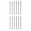 12 Pcs Nail Drill Bits Set Ball Head For Cuticle Clean 3/32' Electric 10