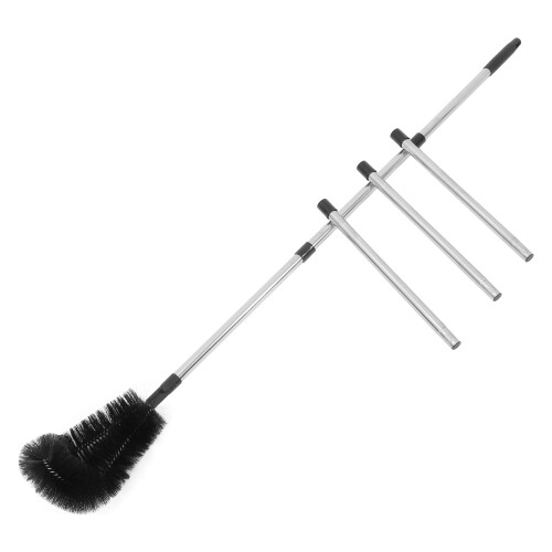 1Set Durable Stainless Steel Gutter Cleaner Tool with Telescoping Pole