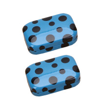 2 Unidades Caja Contenedora Lentes Estuche Almacenamiento Niñas Azul