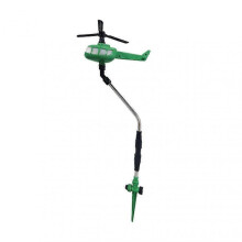 Helicopter Water Sprinkler 360-Degree Rotating Sprinkler Head with Ground Spike Multifunctional Garden Sprinkler for Yard Lawn 25-26s