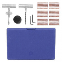 Tire Repair Kit Steel Universal Heavy Duty Vehicle Emergency Tool Kit Fit for Cars Trucks Motorcycles ATVs 25-26s