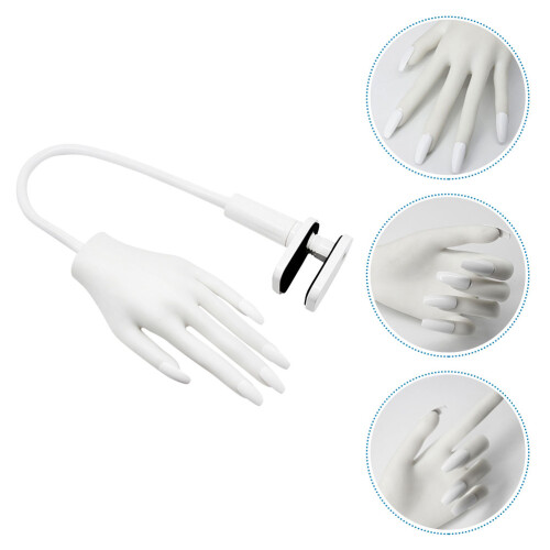 Übungs Handmodell Für Nageldesign Wiederverwendbare Maniküre 2