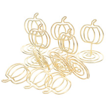 80 Halloween Kürbis Bildhalter Metallclip Für Tischdekorationen