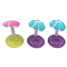 3St Inflatable Untersetzer Trinkglas Flaschenpad Zufällige Farbe