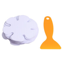 60 Blumenförmige Badewannenaufkleber Mit Schaber