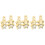 12 Mini Parfümflakons 8 Ml Für 8