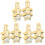 12 Mini Parfümflakons 8 Ml Für 6
