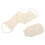 8 Peeling-Rückenschrubber Badehandschuhe Set Beige 1