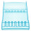 5Stk Transparenter Scherenhalter Rack Organizer Für Haarschneider 2