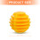 3Pcs Leichte Golf Training Bälle Elastische Design Golf-Orange 3