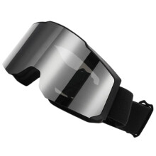 Wintersportbrille mit-Schwarzer Rahmen Silber p