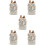 5 Heilige Ornament Religiöse Statue Figur 10