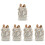 5 Heilige Ornament Religiöse Statue Figur 7