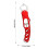Draagbare vislipcliphouder Viscontrollers-TK28 rood verdikt 4