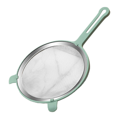 Flour Strainer Spoon Wiederverwendbarer Passierkorb Siebschöpfkelle 2
