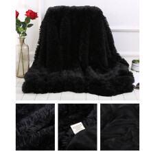 Plüsch Wurfdecke Aus Ultrasoftem Fleece 160x130 Cm In Einfarbig