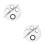 2 Sets Make-Up Mit Farbmischstab Nagelkunstfarbe S Silber 7