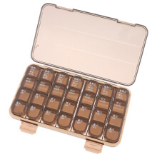 1St Portable 28-Fächer Medizinbox Pillendose Für Unterwegs