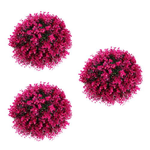 3 Unidades Bola De Planta Artificial 1