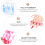 3 Unidades Separador De Dedos Para Manicure E Unhas 8