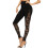 Damen-Leggings mit hoher Taille,-Schwarz S 1