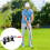 Aluminium-Eisen-Golfschaftklemme, sicherer Halter für 2