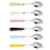6 Pcs Multipurpose Fruit Spoons Wear-Resistant Feeding Spoons 9