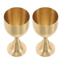 2Stk. Vintage Gold Pokal – Messing Für Hochzeiten, Märkte
