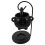 2Pcs Hanging Cauldron Wax Melt Burner Black Essential Oil Diffuser 2