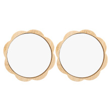 8 Kleiner Holz Handspiegel Für Unterwegs Zum Schminken