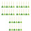 36 Papier Anhänger Für St. Patrick's Day 3