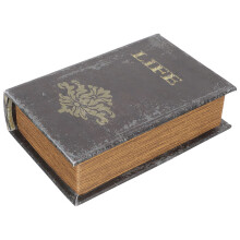 2Stück Künstliches Buch Regal Display Falsches Buch Aufbewahrungsbox
