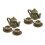 2 Sets Mini Metallteekannen Mit Teetasse, Für Mini 9