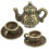 2 Sets Mini Metallteekannen Mit Teetasse, Für Mini 2