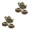 2 Sets Mini Metallteekannen Mit Teetasse, Für Mini 5