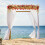 Bridal Shower Backdrop Tulle Backdrop Curtain White 1set 3