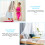 Bridal Shower Backdrop Tulle Backdrop Curtain White 1set 7