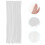 Bridal Shower Backdrop Tulle Backdrop Curtain White 1set 6