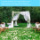 Bridal Shower Backdrop Tulle Backdrop Curtain White 1set 8
