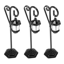 3 Metall Straßenlaternen-Clips Tischkartenhalter Hochzeit