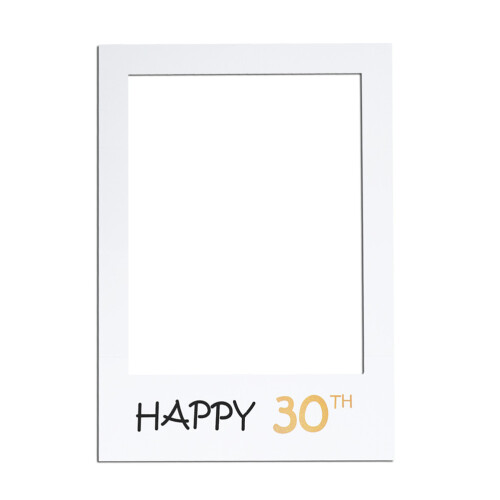 Happy 30. Diy Papier Bilderrahmen Accessoires