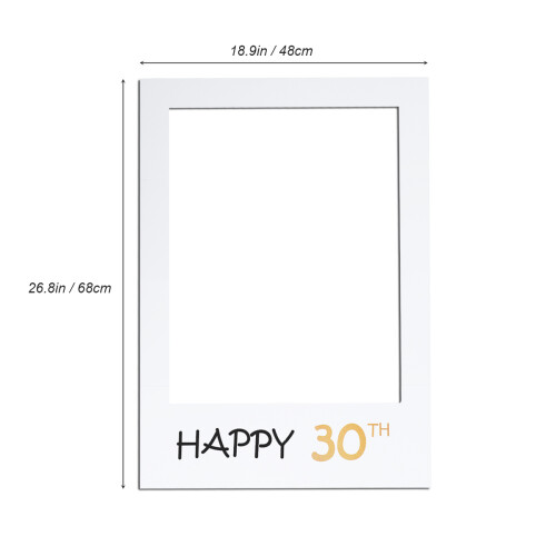 Happy 30. Diy Papier Bilderrahmen Accessoires 1