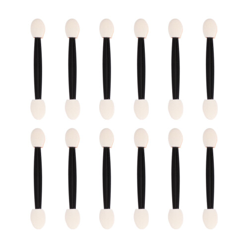 24Stk Einweg-Lidschatten- Mit Schwämmchen-Sticks