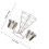 Conjunto De Suporte Para Batata Cone Aço Inoxidável Com 2