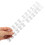 120Pcs Nail Practice Color Display Tips Plastic Boards for Salon Use 8